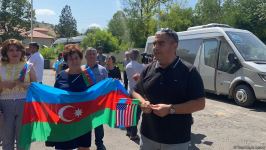 Azerbaijanis living abroad arrive in Shusha (PHOTO)