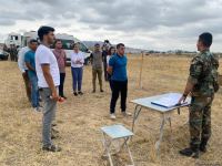 Mine clearance underway on suburbs of reservoir in Azerbaijan's liberated Khojaly - Trend TV (PHOTO)