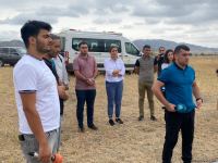 Mine clearance underway on suburbs of reservoir in Azerbaijan's liberated Khojaly - Trend TV (PHOTO)
