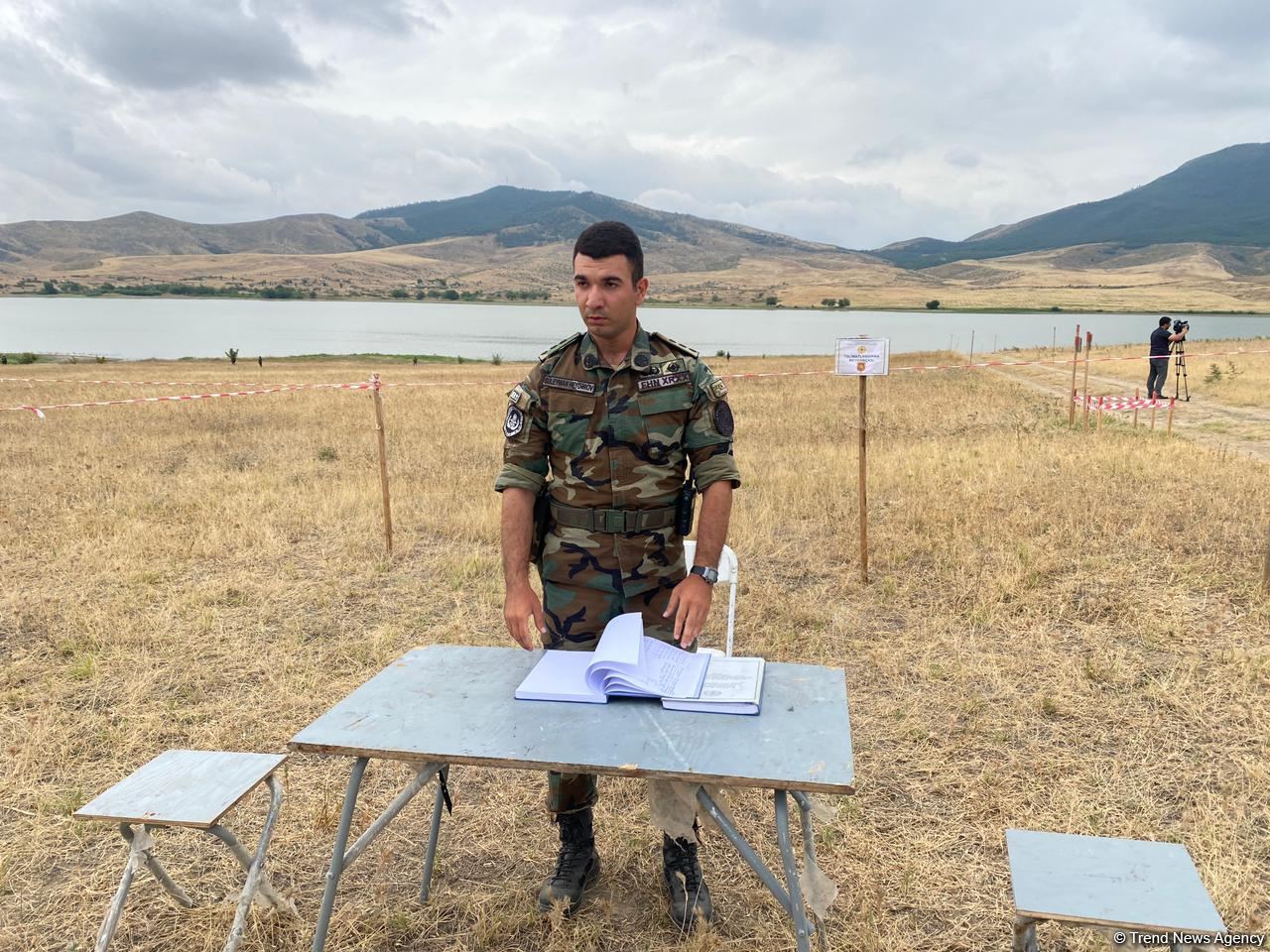 Mine clearance underway on suburbs of reservoir in Azerbaijan's liberated Khojaly - Trend TV (PHOTO)