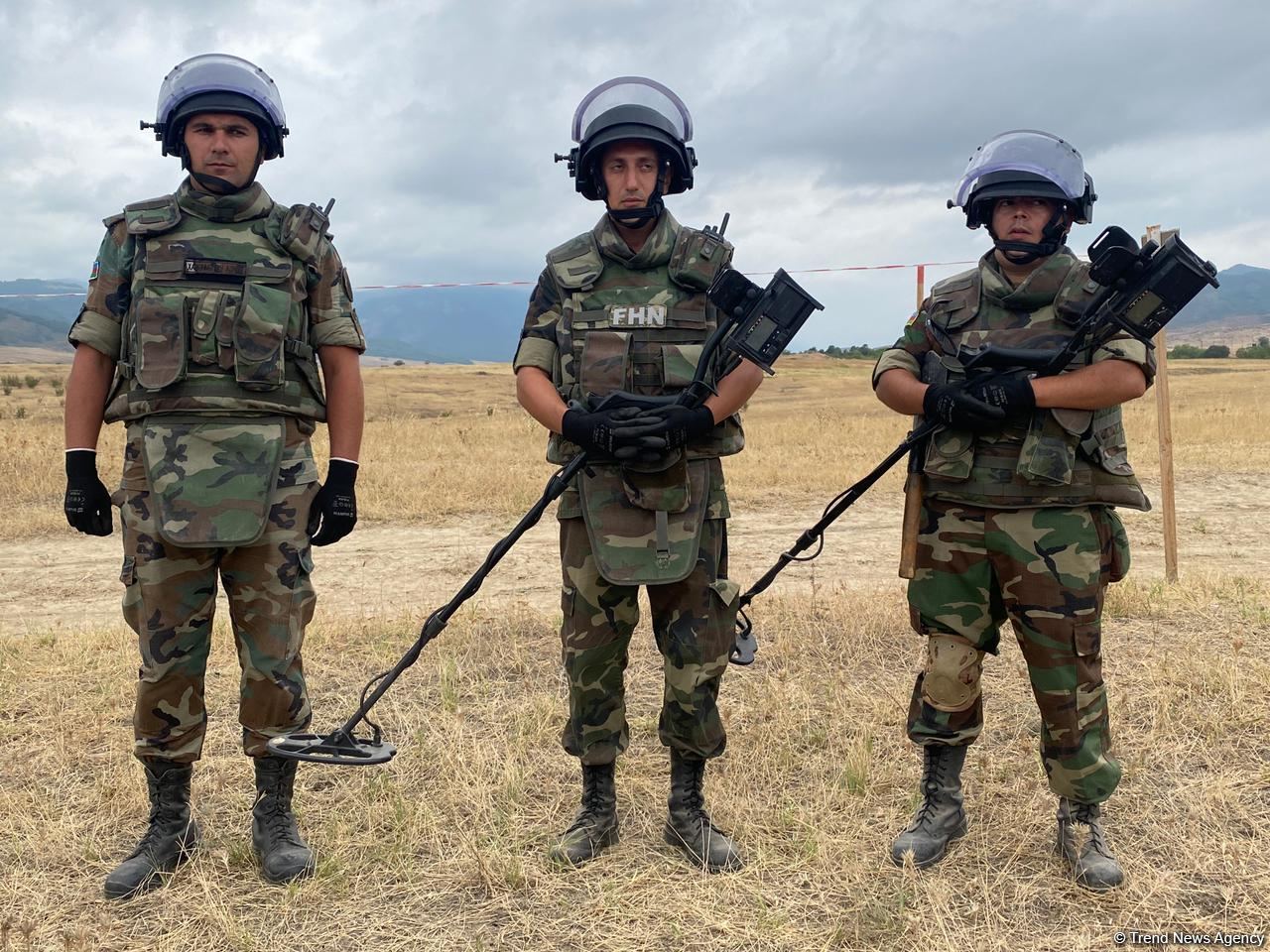 Mine clearance underway on suburbs of reservoir in Azerbaijan's liberated Khojaly - Trend TV (PHOTO)