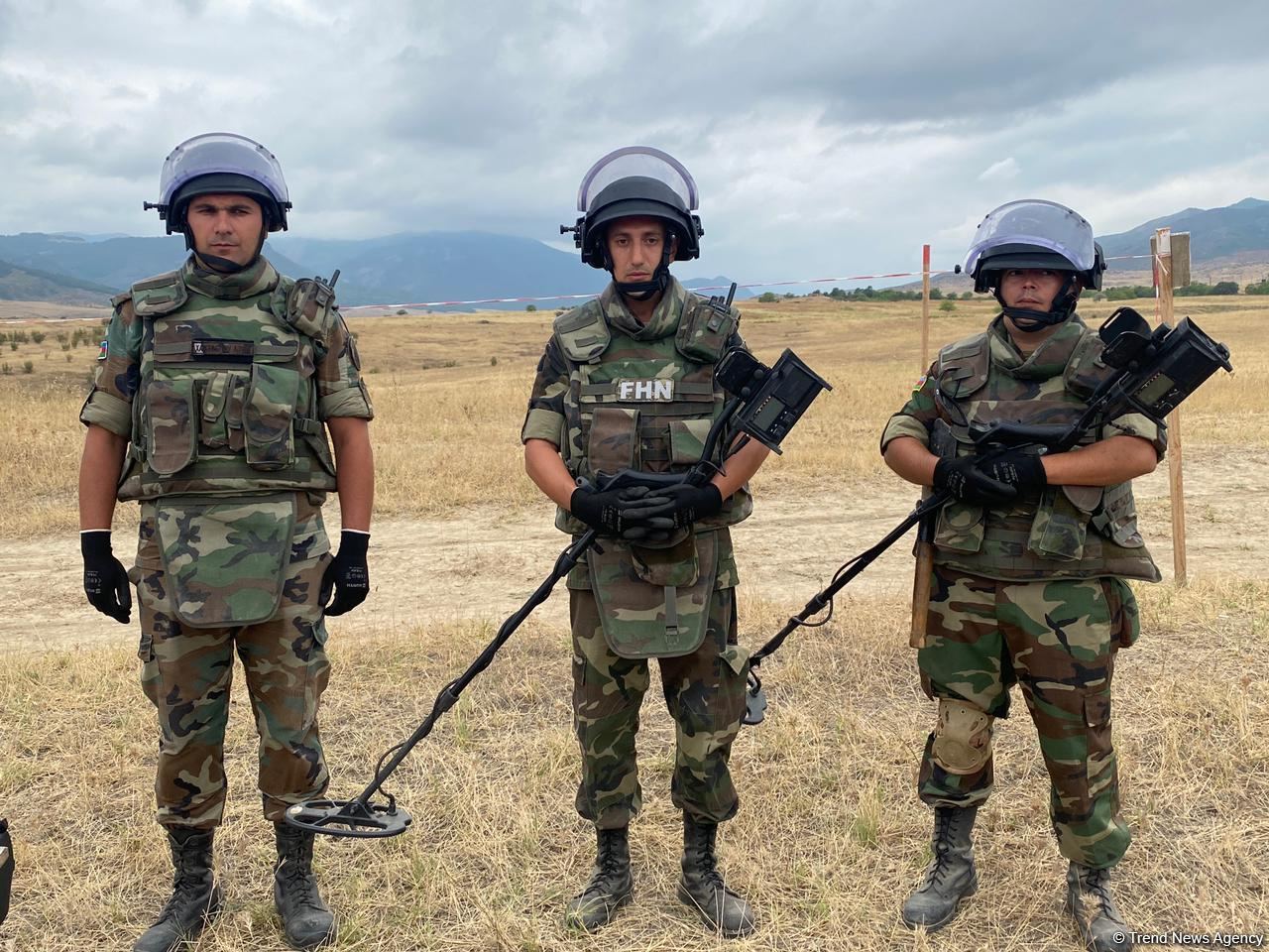 Mine clearance underway on suburbs of reservoir in Azerbaijan's liberated Khojaly - Trend TV (PHOTO)