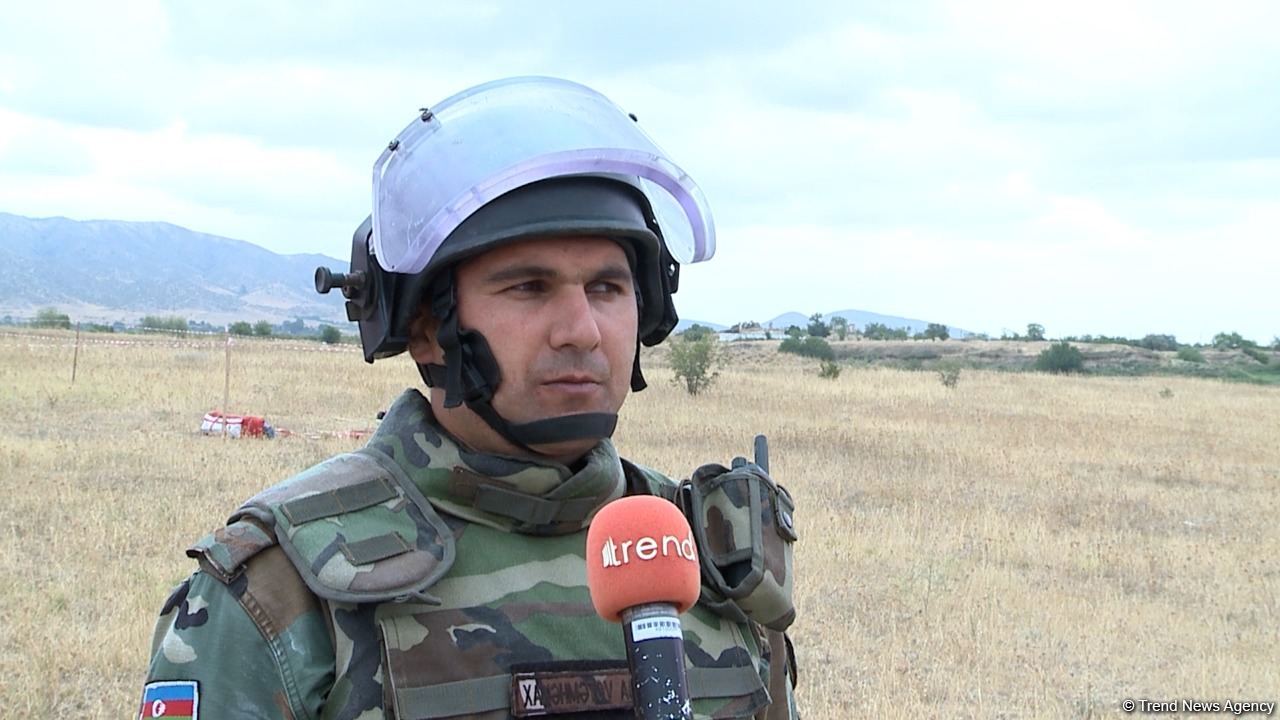 Mine clearance underway on suburbs of reservoir in Azerbaijan's liberated Khojaly - Trend TV (PHOTO)
