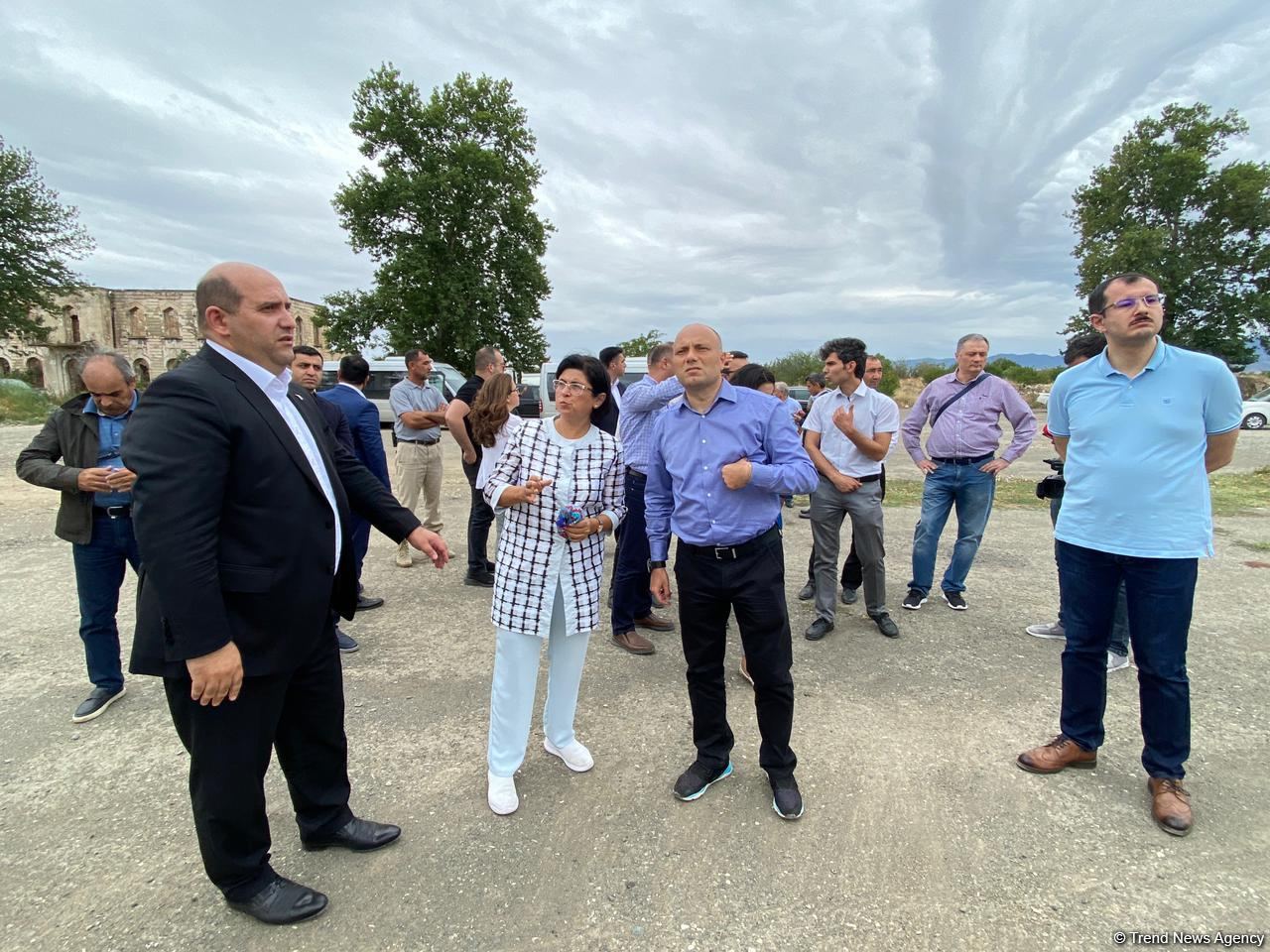 Another working visit organized to Azerbaijan's liberated Aghdam (PHOTO)