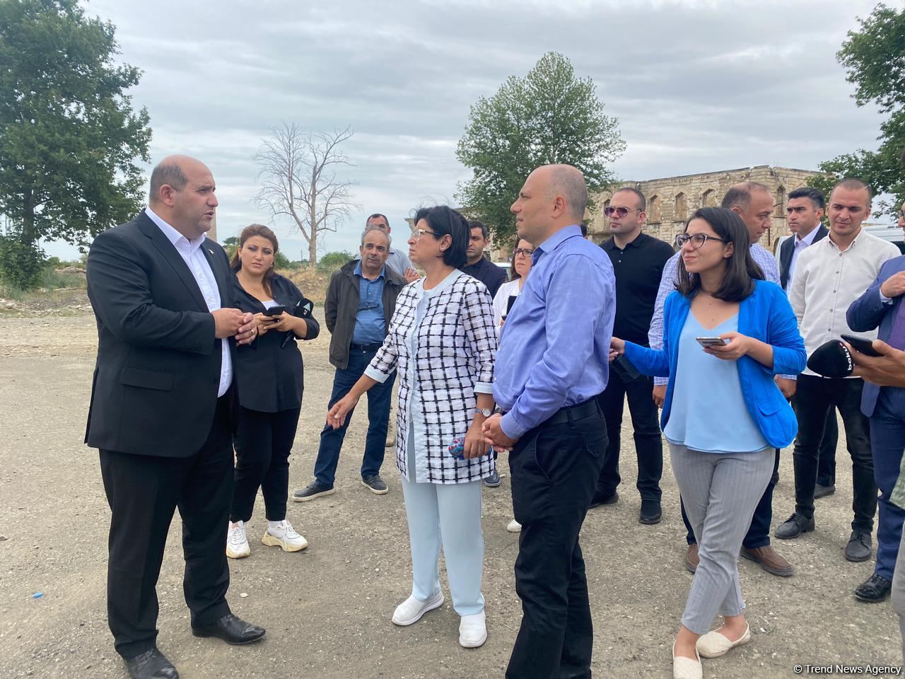 Another working visit organized to Azerbaijan's liberated Aghdam (PHOTO)