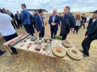 Azerbaijani working groups view progress on Victory Road in Fuzuli (PHOTO)