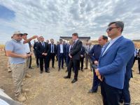 Azerbaijani working groups view progress on Victory Road in Fuzuli (PHOTO)