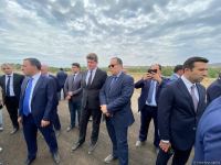 Azerbaijani working groups view progress on Victory Road in Fuzuli (PHOTO)