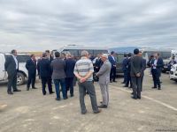 Azerbaijani working groups inspecting Fuzuli Airport (PHOTO)