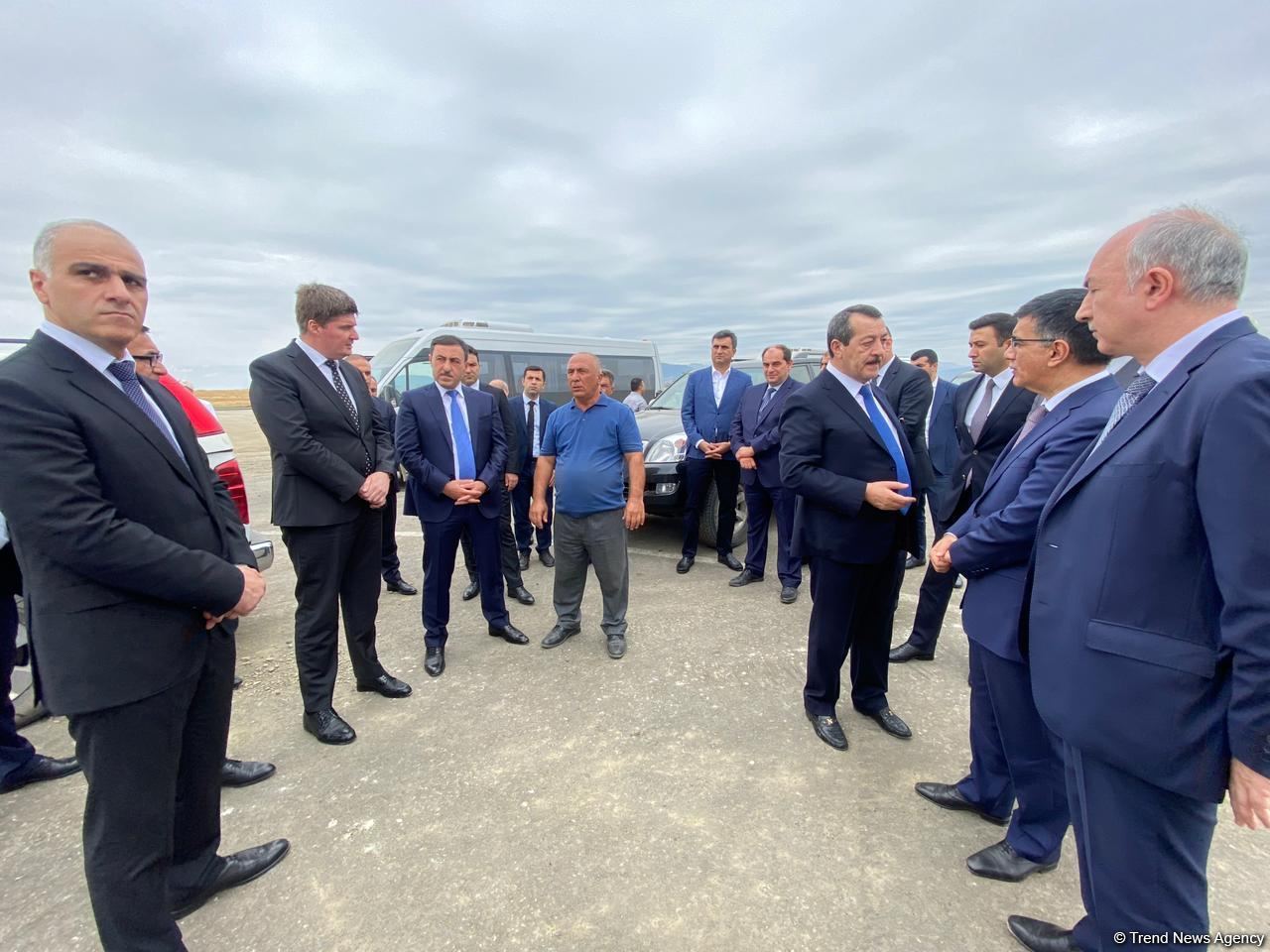Azerbaijani working groups inspecting Fuzuli Airport (PHOTO)