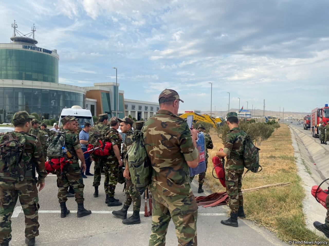Another group of Azerbaijani firefighters leaves for Turkey to extinguish forest fires (PHOTO)