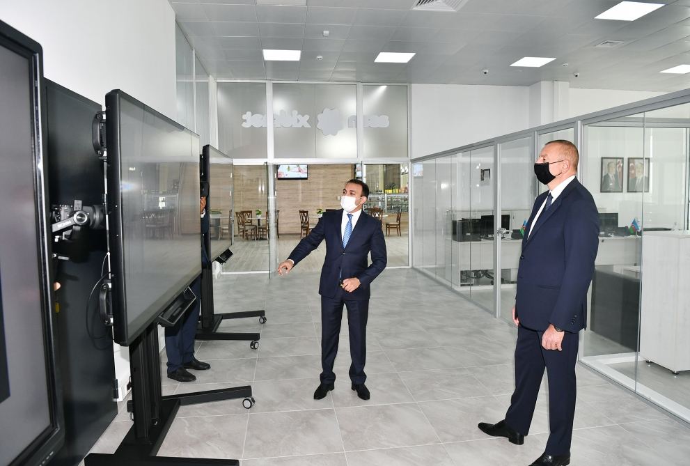 Azerbaijani president attends opening of new ASAN Service Center in Baku (PHOTO)
