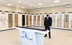 President Ilham Aliyev inaugurates newly renovated 110/35/6 kV “Surakhani” substation (PHOTO)