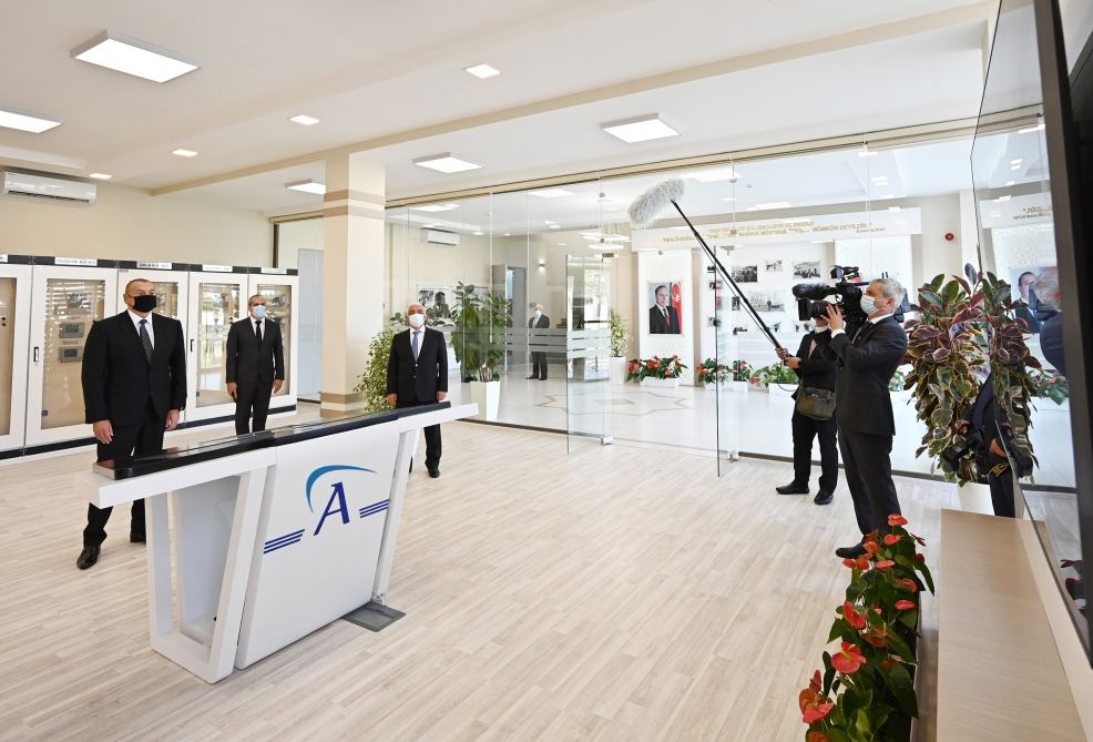 President Ilham Aliyev inaugurates newly renovated 110/35/6 kV “Surakhani” substation (PHOTO)