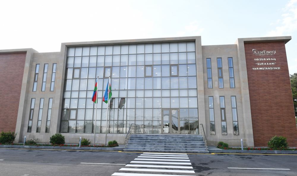 President Ilham Aliyev inaugurates newly renovated 110/35/6 kV “Surakhani” substation (PHOTO)