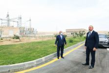 President Ilham Aliyev attends opening of newly renovated 500/330/220 kV Absheron substation (PHOTO)