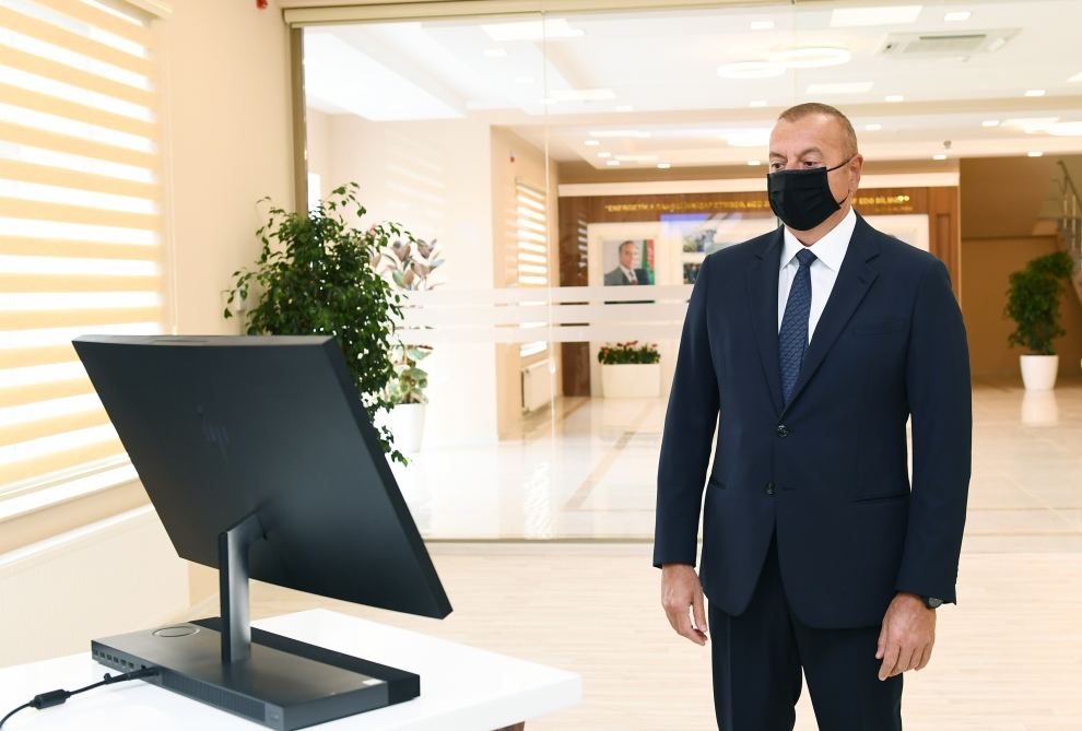 President Ilham Aliyev attends opening of newly renovated 500/330/220 kV Absheron substation (PHOTO)