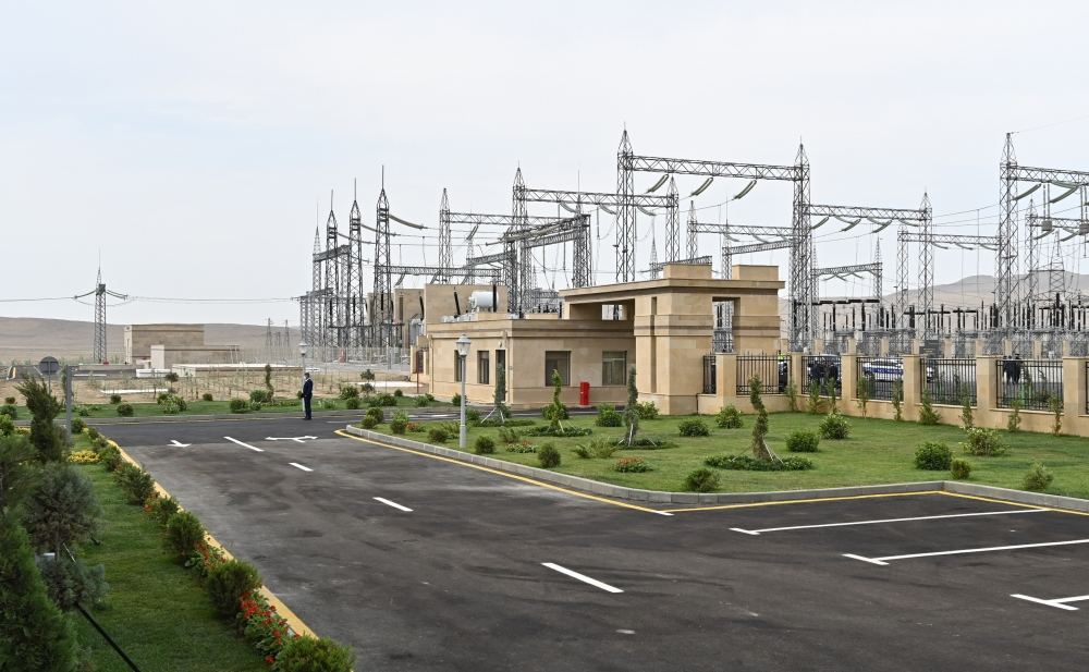 President Ilham Aliyev attends opening of newly renovated 500/330/220 kV Absheron substation (PHOTO)