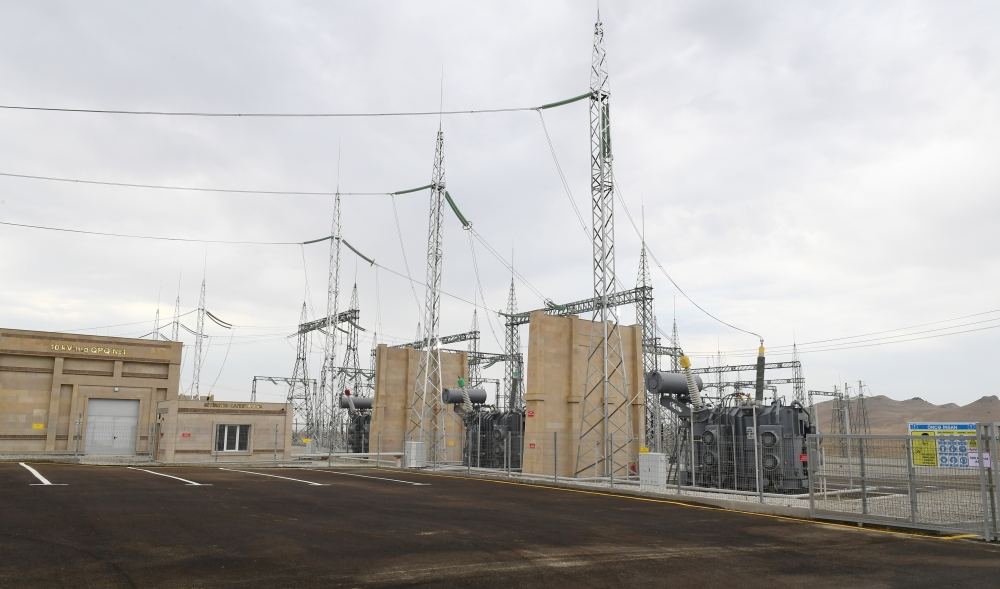 President Ilham Aliyev attends opening of newly renovated 500/330/220 kV Absheron substation (PHOTO)