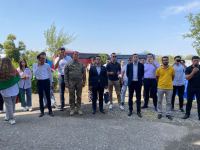 Reps of Azerbaijan's leading youth organizations visit liberated Aghdam (PHOTO)