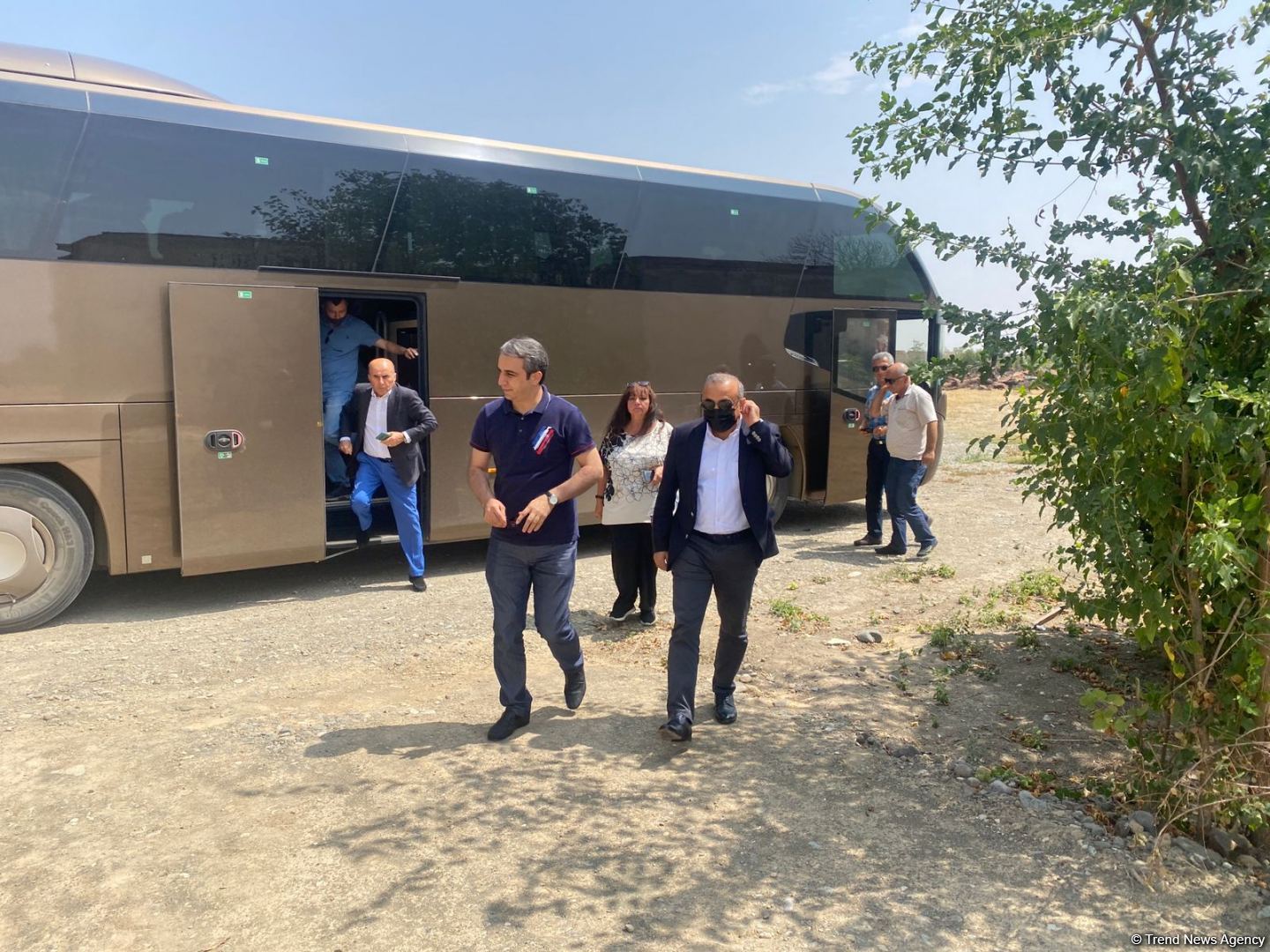 Heads of Azerbaijani NGOs on visit to liberated Aghdam (PHOTO)