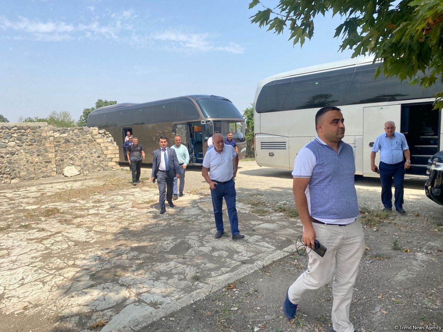 Heads of Azerbaijani NGOs on visit to liberated Aghdam (PHOTO)