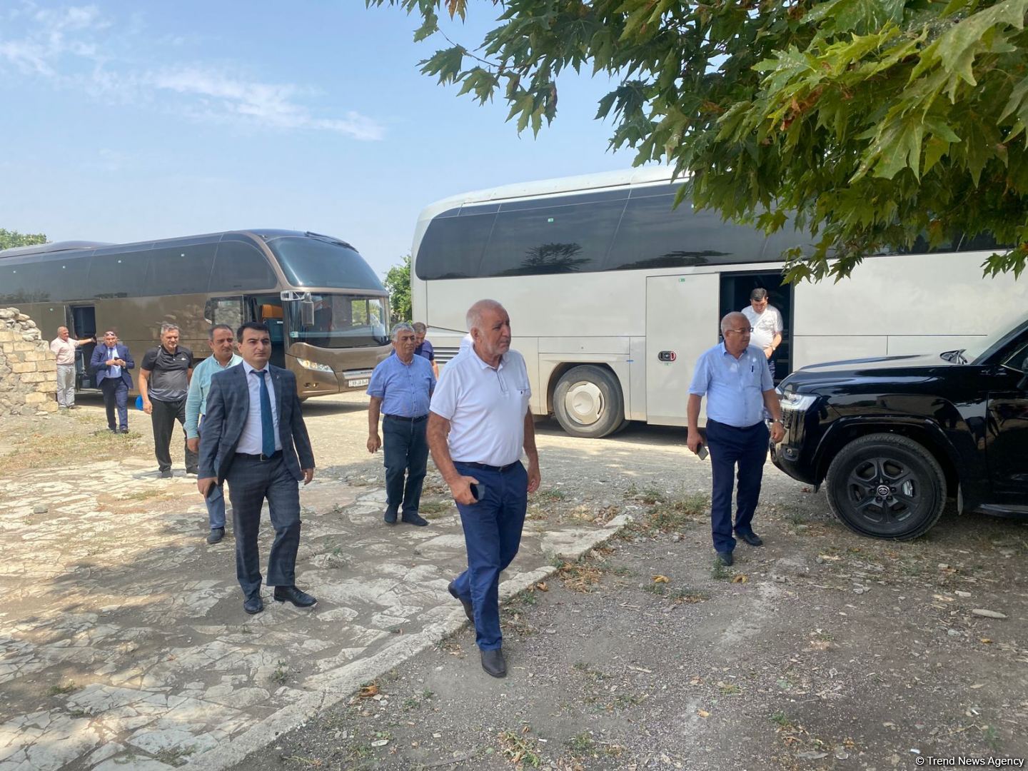 Heads of Azerbaijani NGOs on visit to liberated Aghdam (PHOTO)