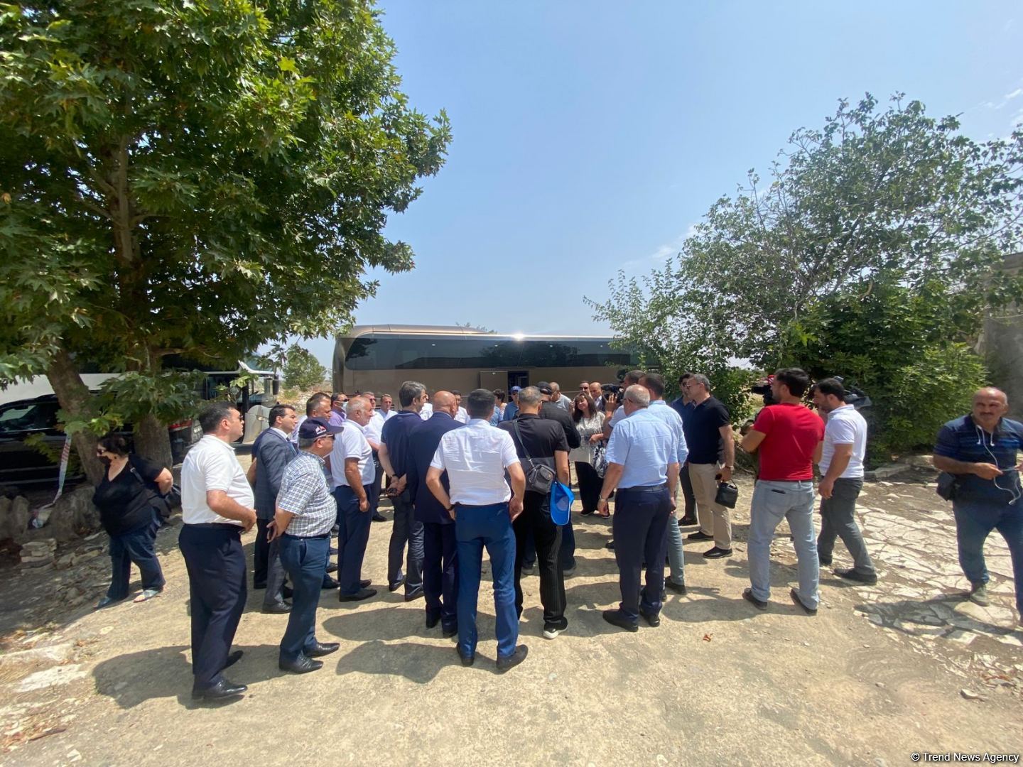 Heads of Azerbaijani NGOs on visit to liberated Aghdam (PHOTO)