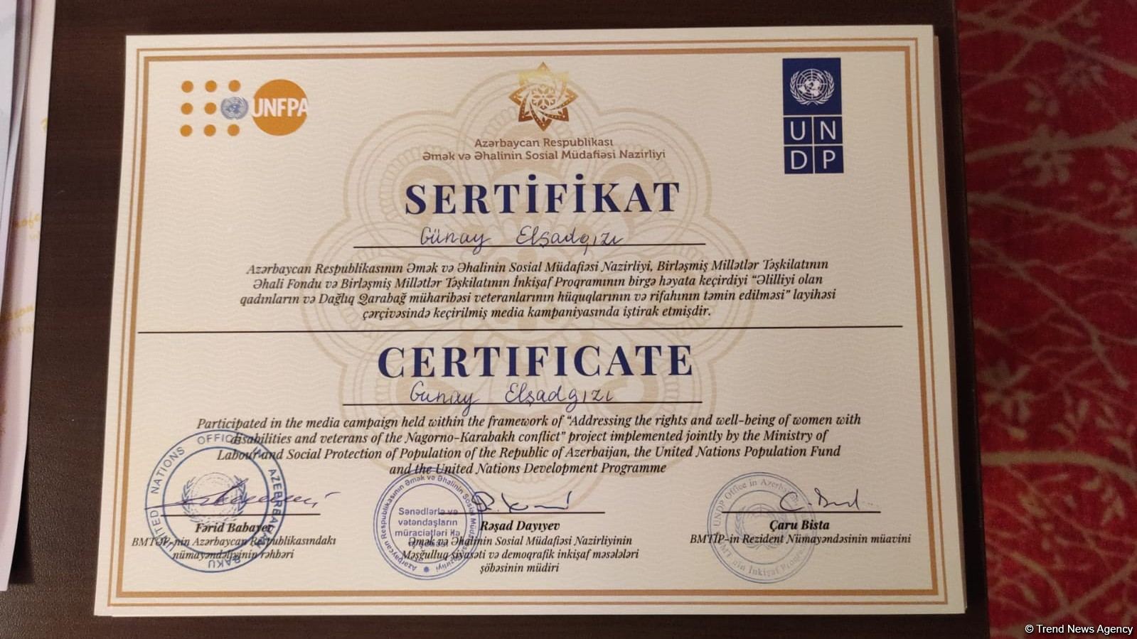 Azerbaijani government, UN wrap up joint media campaign for vulnerable social groups (PHOTO)