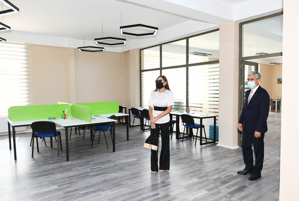 Azerbaijan's First VP attends inauguration of educational institutions in Baku's Khazar district (PHOTO/VİDEO)