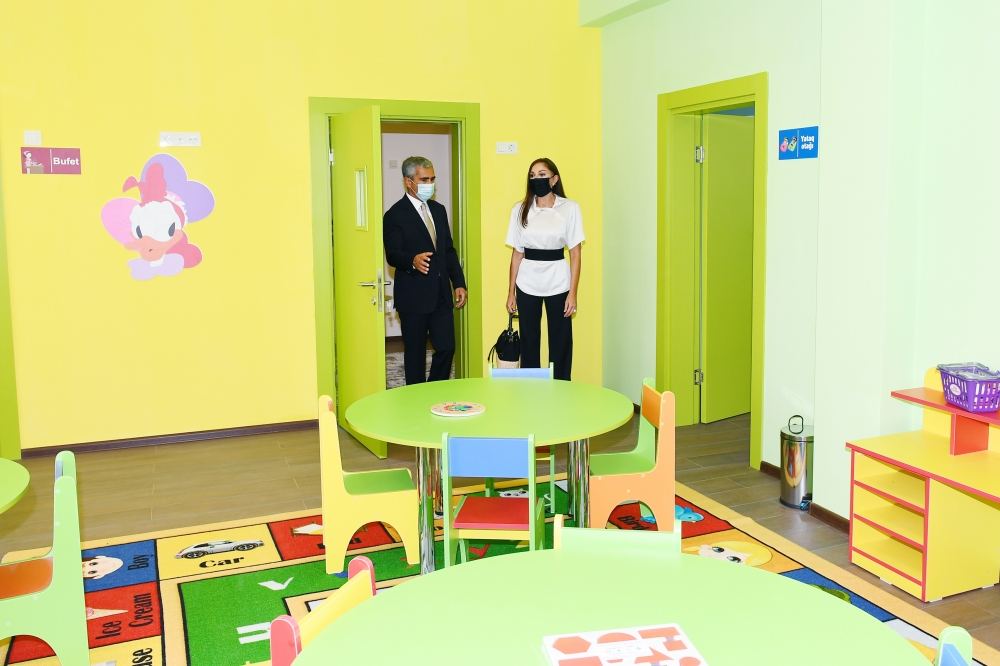 Azerbaijan's First VP attends inauguration of educational institutions in Baku's Khazar district (PHOTO/VİDEO)
