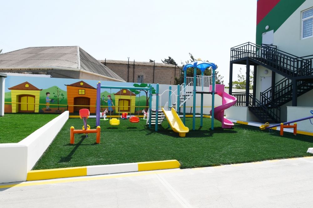 Azerbaijan's First VP attends inauguration of educational institutions in Baku's Khazar district (PHOTO/VİDEO)