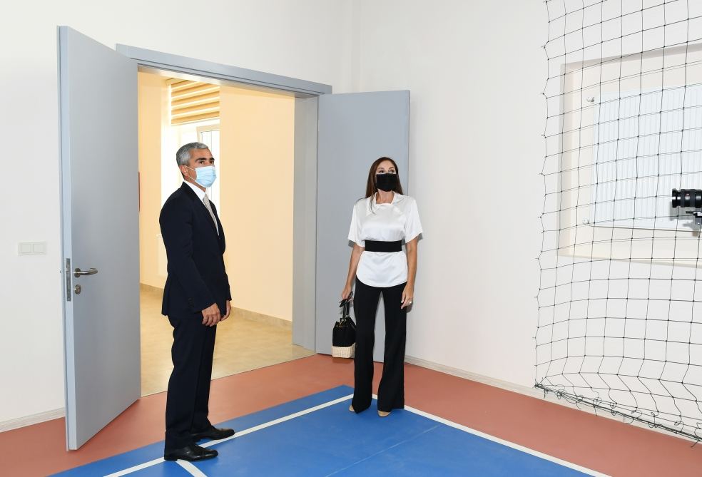 Azerbaijan's First VP attends inauguration of educational institutions in Baku's Khazar district (PHOTO/VİDEO)