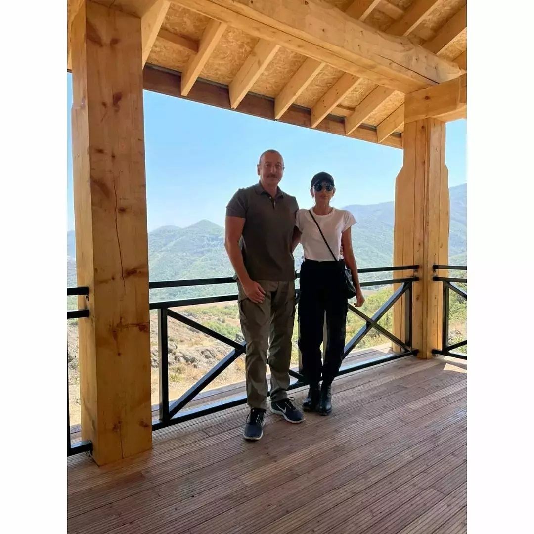 First VP Mehriban Aliyeva shared photos from her visit to Khojavand region with President Ilham Aliyev (PHOTOS)