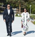 Azerbaijani president, first lady attend opening of Vagif Poetry Days in Shusha (PHOTO)