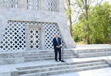 Azerbaijani president, first lady attend opening of Vagif Poetry Days in Shusha (PHOTO)