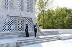 Azerbaijani president, first lady attend opening of Vagif Poetry Days in Shusha (PHOTO)