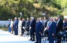 Azerbaijani president, first lady attend opening of Vagif Poetry Days in Shusha (PHOTO)