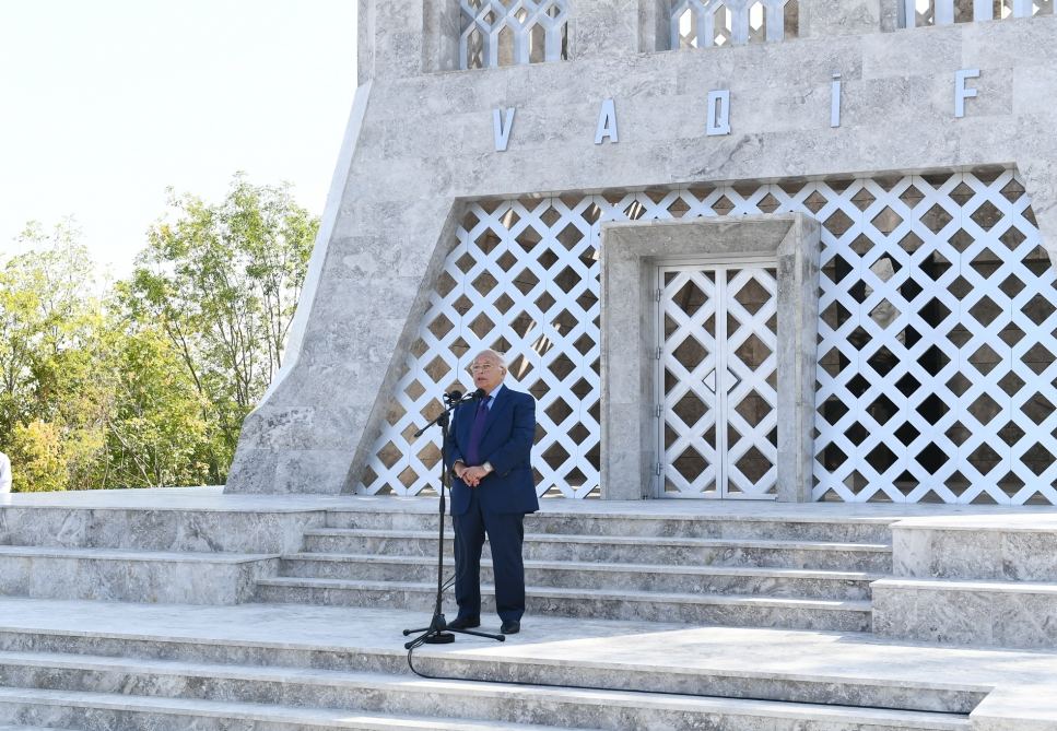 Azerbaijani president, first lady attend opening of Vagif Poetry Days in Shusha (PHOTO)