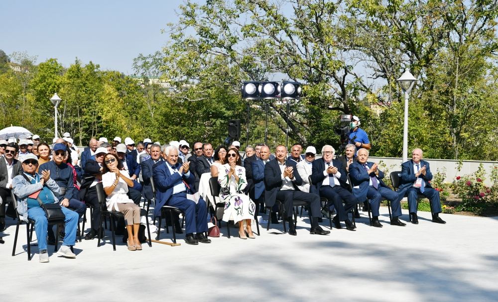 Azerbaijani president, first lady attend opening of Vagif Poetry Days in Shusha (PHOTO)