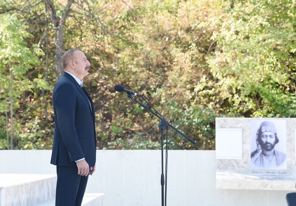 Azerbaijani president, first lady attend opening of Vagif Poetry Days in Shusha (PHOTO)