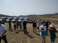 Media reps of Turkic Council members, observer countries begin visit to Azerbaijan's liberated areas (PHOTO)