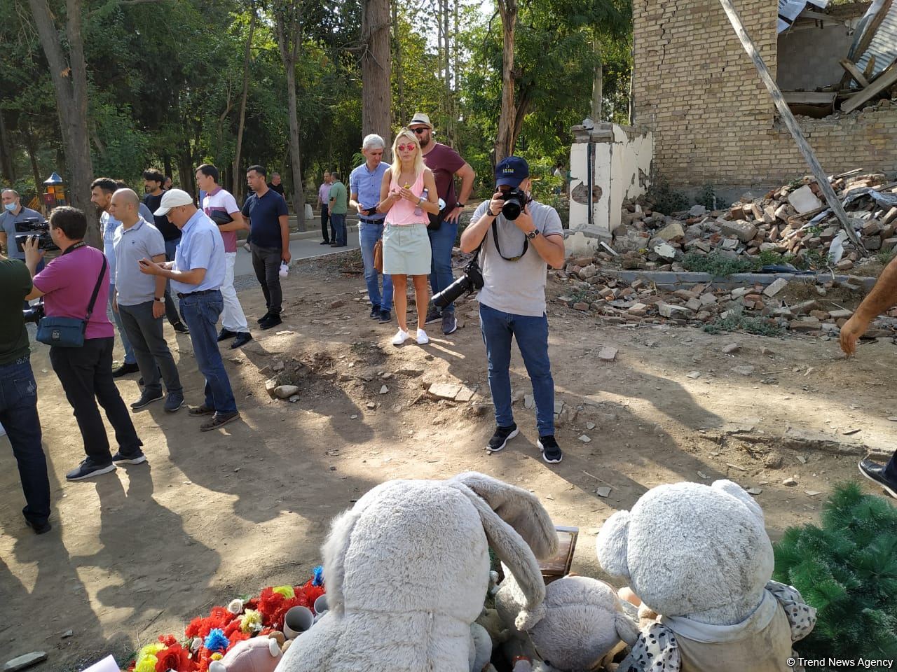 Turkic Council media reps touring Azerbaijan's Ganja city (PHOTO)