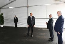 President Ilham Aliyev launches new overpass pumping station of Sumgayit Power Plant (PHOTO)