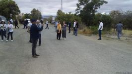 Residents of Azerbaijan’s liberated Aghdam district visit Aghdam Juma Mosque (PHOTO)