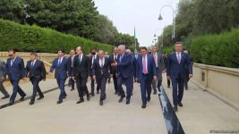 Economy, trade ministers from Turkic Council states visit Martyrs' Alley in Baku (PHOTO)