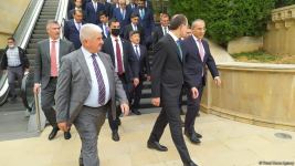 Economy, trade ministers from Turkic Council states visit Martyrs' Alley in Baku (PHOTO)