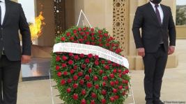 Economy, trade ministers from Turkic Council states visit Martyrs' Alley in Baku (PHOTO)
