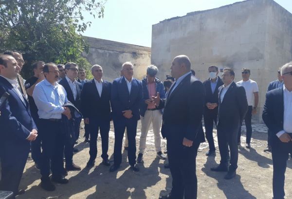 Turkic Council delegation visits 'Imaret' complex in Aghdam (PHOTO)