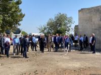 Turkic Council delegation visits 'Imaret' complex in Aghdam (PHOTO)